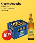 Getränke Hoffmann Detmold - Weißbier Hell Angebot im Prospekt Weißbier Hell bei Getränke Hoffmann im Detmold Prospekt für 18,99 €