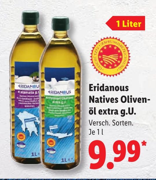 Natives Olivenöl extra g.U. Kalamata