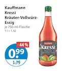 Aktuelles Kressi Kräuter-Vollwürz-Essig Angebot bei V-Markt in München ab 0,99 €