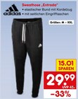 Sweathose „Entrada“ von adidas im aktuellen Netto Marken-Discount Prospekt für 29,99 €