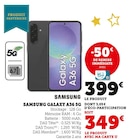 Galaxy A36 5G - Samsung - Super U à Perpignan Galaxy A36 5G - Samsung en promo chez Super U Perpignan à 349,00 €