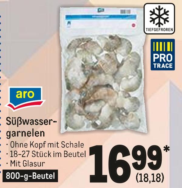 Metro Crailsheim - Süßwassergarnelen Süßwassergarnelen Angebot bei Metro Crailsheim im Prospekt Gastro-Journal