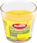 Anti-Mücken-Kerze im Rossmann Prospekt Anti-Mücken-Kerze von Rubin im aktuellen Rossmann Prospekt für 2,99 €