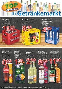 Aktueller TOP Getränke Prospekt für Schwalmtal und Ungebung, Seiten zum blättern TOP Getränke Prospekt Aktuelle Angebote mit Seiten in Schwalmtal und Umgebung