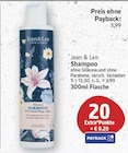 Shampoo von Jean & Len für 3,99 € bei E center im Angebot Shampoo von Jean & Len im aktuellen E center Prospekt