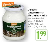 Aktuelle Joghurt Angebote bei EDEKA in Koblenz Aktuelles Unsere Heimat Bio-Joghurt mild Angebot bei EDEKA in Koblenz ab 1,99 €