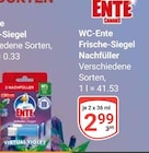 Aktuelle Ente Angebote bei GLOBUS in Essen Aktuelles WC-Ente Frische-Siegel Nachfüller Angebot bei GLOBUS in Essen ab 2,99 €