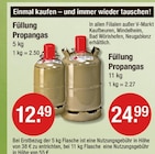 Füllung Propangas 5 kg oder Füllung Propangas 11 kg im aktuellen Prospekt bei V-Markt in Lamerdingen