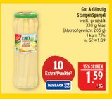 Stangen Spargel Angebote von Gut & Günstig bei Marktkauf Plauen für 1,59 €