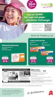 Aktueller mea - meine apotheke Prospekt "Unsere Juli-Angebote" für Durmersheim Aktueller mea - meine apotheke Prospekt für Durmersheim mit Seiten