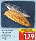 Makrelenfilet geräuchert für 1,79 € bei E center im Angebot Makrelenfilet geräuchert im aktuellen E center Prospekt