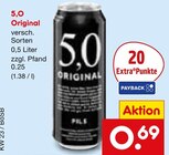 Aktuelle Bier Angebote bei Netto Marken-Discount in Ahlen Aktuelles 5,0 Original Angebot bei Netto Marken-Discount in Ahlen ab 0,69 €