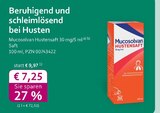 Hustensaft 30 mg/5 ml Saft bei mea - meine apotheke im Prospekt "" für 7,25 €