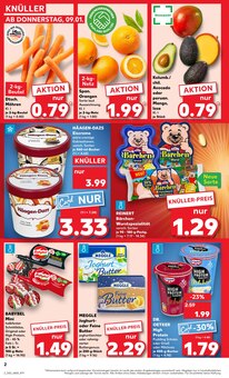 Kaufland Prospekt der KW 2 "Aktuelle Angebote" Aktueller Kaufland Prospekt "Aktuelle Angebote" Seite 2 von 56 Seiten