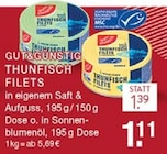 Aktuelles THUNFISCH FILETS Angebot bei EDEKA in Bottrop ab 1,11 €