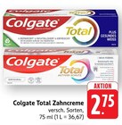 Total Zahncreme Plus Gesundes Weiss bei EDEKA im Prospekt "" für 2,75 €