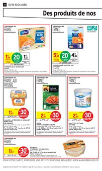 Promotion Cordon Bleu dans le prospectus Intermarché Super, valable du 14/04/2026 au 26/04/2026 Promo Cordon Bleu dans le catalogue Intermarché Super du moment à la page 14