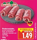 Rinderrouladen von Bauern Gut für 1,49 € bei E center im Angebot Rinderrouladen von Bauern Gut im aktuellen E center Prospekt