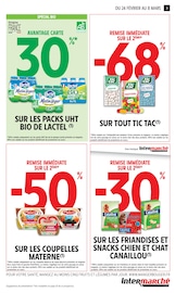 Lait Angebote im Prospekt "-60% DE REMISE IMMÉDIATE SUR LE 2ÈME" von Intermarché Super auf Seite 3