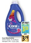 Waschmittel im Angebot bei E center in Albstadt Waschmittel Angebote von Coral bei E center Albstadt für 3,33 €