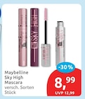 Sky High Mascara von Maybelline für 8,99 € bei budni im Angebot Sky High Mascara von Maybelline im aktuellen budni Prospekt