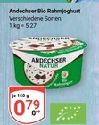 Aktuelle Joghurt Angebote bei GLOBUS in Erfurt Aktuelles Bio Rahmjoghurt Angebot bei GLOBUS in Erfurt ab 0,79 €