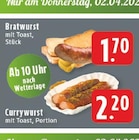 Bratwurst mit Toast bei E center im Selm Prospekt für 1,70 €