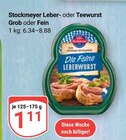 Leberwurst Angebote von Stockmeyer bei GLOBUS Erlangen für 1,11 €