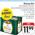 Bier im Angebot bei nah und gut in Würzburg Bier Angebote von Bitburger bei nah und gut Würzburg für 11,99 €