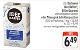 Idee Kaffee im Angebot bei EDEKA in Dresden Idee Kaffee Angebote von J.J. Darboven bei EDEKA Dresden für 6,49 €