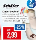 Kinder-Socken im Angebot bei Kaufhaus Stolz in Neubrandenburg Kinder-Socken Angebote von Schäfer bei Kaufhaus Stolz Neubrandenburg für 2,99 €