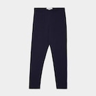 Legging long coton taille élastiquée bleu marine fille en promo chez La Halle Legging long coton taille élastiquée bleu marine fille dans le catalogue La Halle
