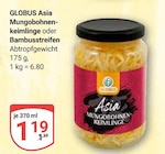 Asia Mungobohnenkeimlinge im Angebot bei GLOBUS in Kaiserslautern Asia Mungobohnenkeimlinge Angebote von GLOBUS bei GLOBUS Kaiserslautern für 1,19 €