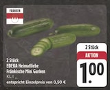 EDEKA Scheinfeld - Fränkische Mini Gurken Angebot im Prospekt Fränkische Mini Gurken bei EDEKA im Scheinfeld Prospekt für 1,00 €