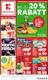 Kaufland Supermarkt Prospekt der aktuellen Woche mit 54 Seiten, gültig von 18.09.2025 bis 24.09.2025, in Linderhof und Umgebung Aktueller Kaufland Supermarkt Prospekt in Linderhof und Umgebung, "Aktuelle Angebote" mit 54 Seiten, 18.09.2025 - 24.09.2025