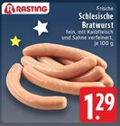 Frische Schlesische Bratwurst Angebote von Rasting bei E center Königswinter für 1,29 €