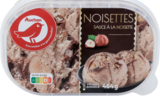 GLACE NOISETTES AUCHAN - AUCHAN en promo chez Auchan Hypermarché Boulogne-Billancourt à 5,64 €