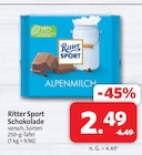 Schokolade im Angebot bei Markant Nordwest in Aurich Schokolade Angebote von Ritter Sport bei Markant Nordwest Aurich für 2,49 €