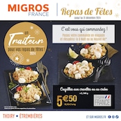 Catalogue Supermarchés Migros France en cours à Gaillard et alentours, "Repas de Fêtes", 16 pages, 25/11/2024 - 31/12/2024