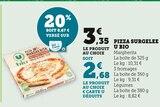 Pizza surgelée - U Bio - Super U à Saint-Nazaire Pizza surgelée - U Bio en promo chez Super U Saint-Nazaire à 2,68 €