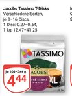 Tassimo T-Disks Angebote von Jacobs bei GLOBUS Gera für 4,44 €