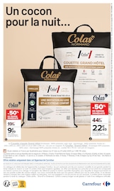 Couette en promo dans le catalogue Carrefour à la page 16
