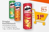 Kartoffelsnack Angebote von Pringles bei tegut Hofheim für 1,88 €