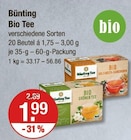 Bio Tee von Bünting im aktuellen V-Markt Prospekt für 1,99 €