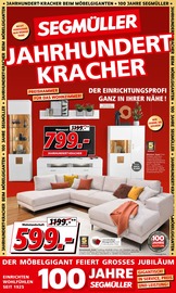 Aktueller Segmüller Möbel & Einrichtung Prospekt in Kötz und Umgebung, "SEGMÜLLER Jahrhundertkracher" mit 8 Seiten, 21.06.2025 - 05.07.2025
