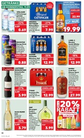 Oettinger im Kaufland Prospekt in Hof Aktueller Kaufland Prospekt mit Oettinger, "Aktuelle Angebote", Seite 34