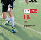 Short - ADIDAS - Intersport Short - ADIDAS à 13,99 € dans le catalogue Intersport