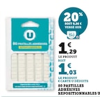 80 Pastilles Adhésives Repositionnables - U dans le catalogue Super U