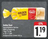 Golden Toast im Angebot bei EDEKA in Würzburg Golden Toast Angebote bei EDEKA Würzburg für 1,19 €