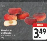 EDEKA Hüttengrund - Plattpfirsiche weißfleischig Angebot im Prospekt Plattpfirsiche weißfleischig bei EDEKA im Hüttengrund Prospekt für 3,49 €